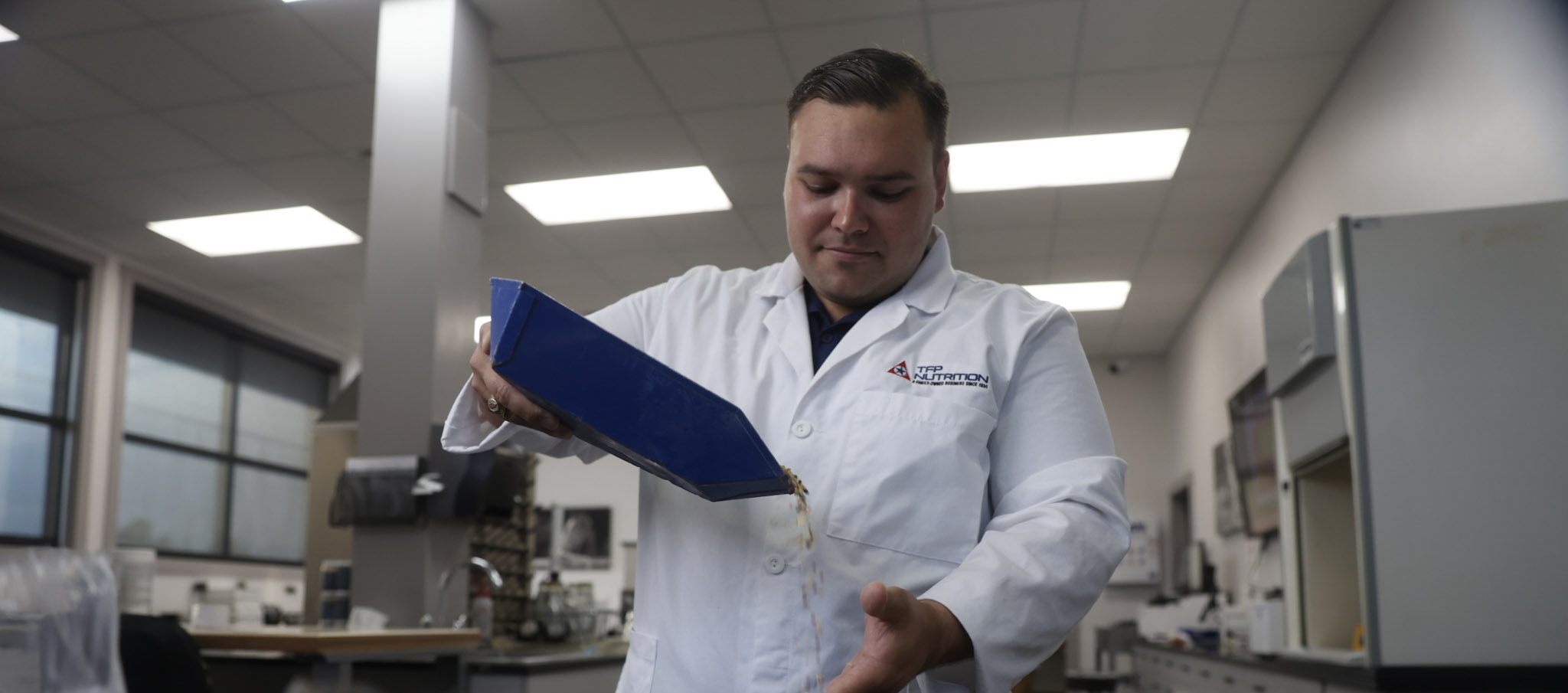 scientist performing test in lab